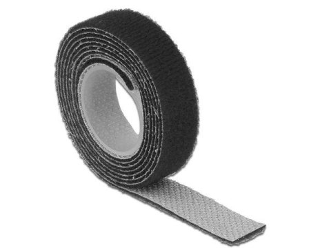 Organizer kabli Delock - rzep 1m x 13mm czarny Organizer kabli Delock - rzep 1m x 13mm czarny