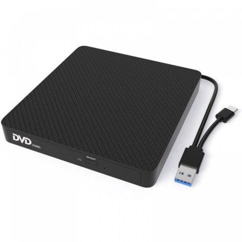 Napęd optyczny DVD Notebook USB 2.0 Czarny Napęd optyczny DVD Notebook USB 2.0 Czarny