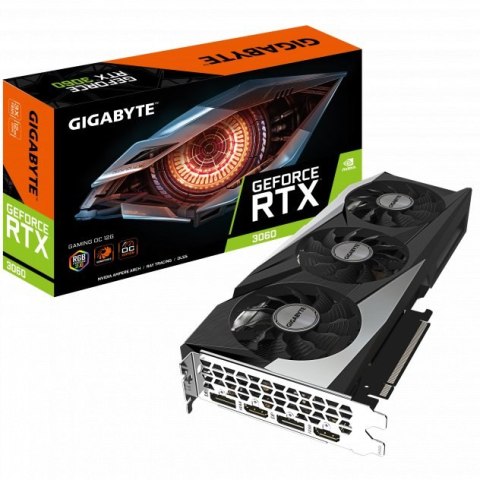 Karta graficzna GIGABYTE GeForce RTX 3060 Gaming OC 2.0 12GB (GV-N3060GAMING OC-12GD 2.0) Karta graficzna GIGABYTE GeForce RTX 3060 Gaming OC 2.0 12GB (GV-N3060GAMING OC-12GD 2.0)
