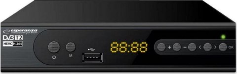 Tuner DVB-T ESPERANZA TUNER DVB-T2 H.265/HEVC EV106R Tuner DVB-T ESPERANZA TUNER DVB-T2 H.265/HEVC EV106R