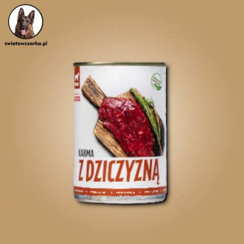 BULT TufTuf Mokra karma dla psa z dziczyzną 400g BULT TufTuf Mokra karma dla psa z dziczyzną 400g