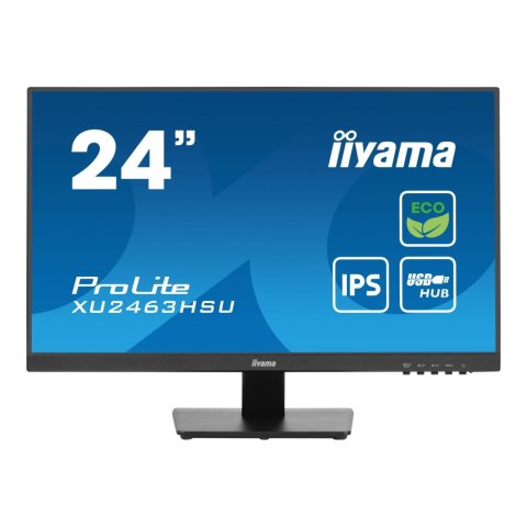 Monitor iiyama 23,8" ProLite XU2463HSU-B1 IPS FHD 100Hz HDMI DP HUB głośniki Monitor iiyama 23,8" ProLite XU2463HSU-B1 IPS FHD 100Hz HDMI DP HUB głośniki