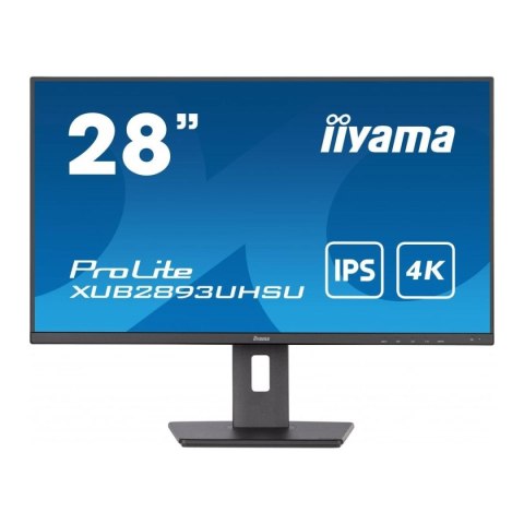 Monitor iiyama 28" ProLite XUB2893UHSU-B5 IPS HDMI DP głośniki Monitor iiyama 28" ProLite XUB2893UHSU-B5 IPS HDMI DP głośniki