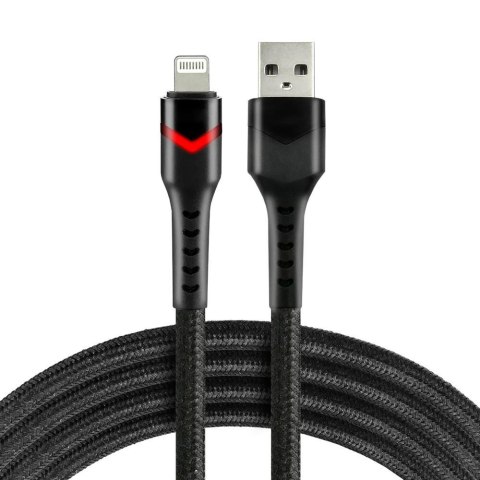 Kabel USB -> Lightning everActive CBB-1IBR 1m 2,4A RGB LED czarny Kabel USB -> Lightning everActive CBB-1IBR 1m 2,4A RGB LED czarny