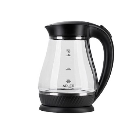 Czajnik ADLER AD 1274 (1.7L /2200W /Czarno-przezroczysty ) Czajnik ADLER AD 1274 (1.7L /2200W /Czarno-przezroczysty )