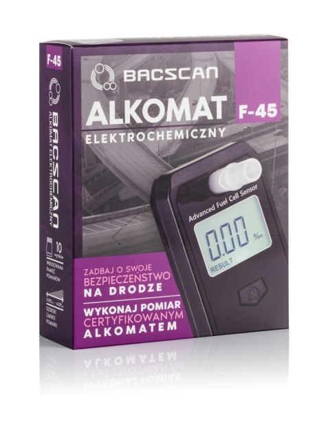 Alkomat BACSCAN F-45 (elektrochemiczny) Alkomat BACSCAN F-45 (elektrochemiczny)