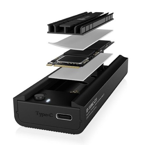 ICY BOX IB-180MC-C31 (Czarny /USB-C ) ICY BOX IB-180MC-C31 (Czarny /USB-C )