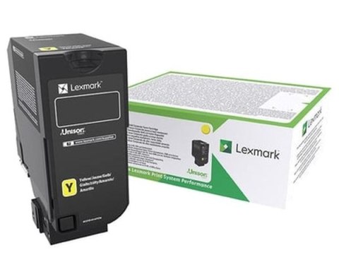 Kaseta z tonerem LEXMARK CS725 Żółty 74C2HYE Kaseta z tonerem LEXMARK CS725 Żółty 74C2HYE