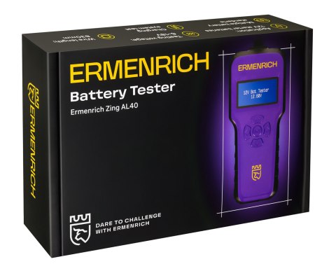 Tester akumulatorów Ermenrich Zing AL40 Tester akumulatorów Ermenrich Zing AL40
