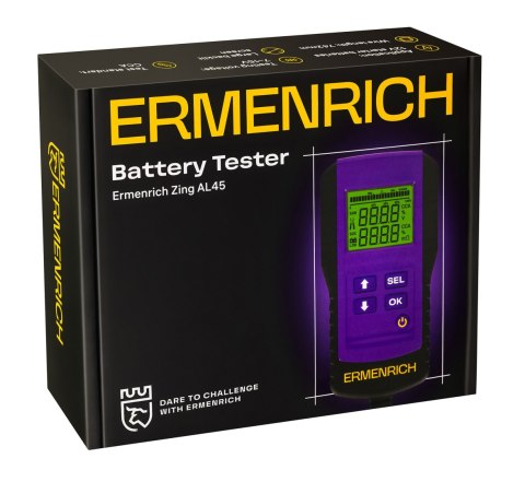 Tester akumulatorów Ermenrich Zing AL45 Tester akumulatorów Ermenrich Zing AL45