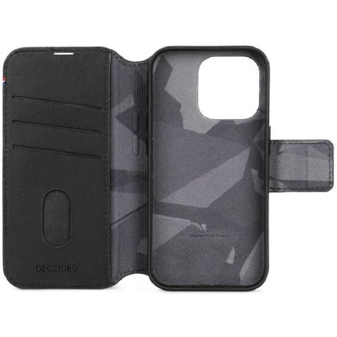 Decoded Detachable Wallet - skórzana obudowa ochronna do iPhone 15 Pro kompatybilna z MagSafe (black) Decoded Detachable Wallet - skórzana obudowa ochronna do iPhone 15 Pro kompatybilna z MagSafe (black)