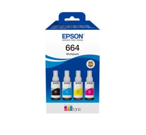 Zestaw tuszy EPSON MultiPack 664 C13T66464A Zestaw tuszy EPSON MultiPack 664 C13T66464A