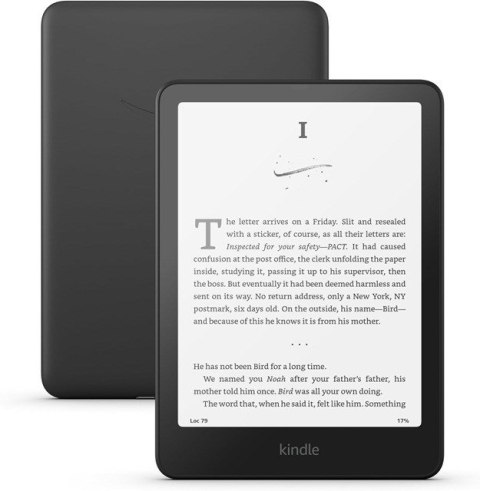 Ebook New Kindle Paperwhite (12th Generation) - 2024 release 7" glare-free 16GB Wi-Fi (Ad-supported) Black Ebook New Kindle Paperwhite (12th Generation) - 2024 release 7" glare-free 16GB Wi-Fi (Ad-supported) Black