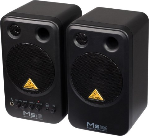 Behringer MS16 głośnik 2-drożny Czarny Przewodowa 16 W Behringer MS16 głośnik 2-drożny Czarny Przewodowa 16 W