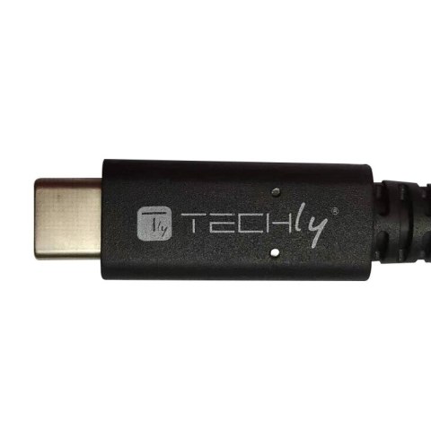 Techly ICOC MUSB40-CMCM08 kabel USB USB4 Gen 3x2 0,8 m USB C Czarny Techly ICOC MUSB40-CMCM08 kabel USB USB4 Gen 3x2 0,8 m USB C Czarny