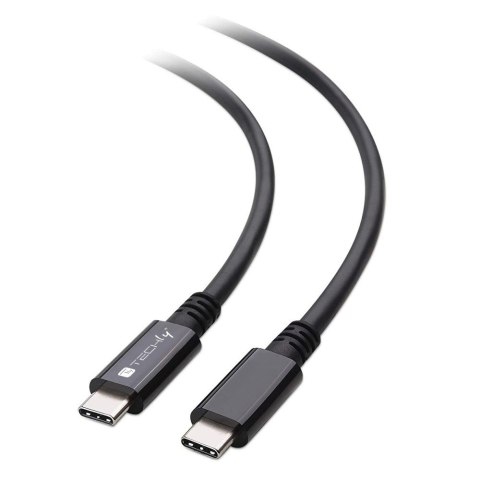 Techly ICOC MUSB40-CMCM08 kabel USB USB4 Gen 3x2 0,8 m USB C Czarny Techly ICOC MUSB40-CMCM08 kabel USB USB4 Gen 3x2 0,8 m USB C Czarny