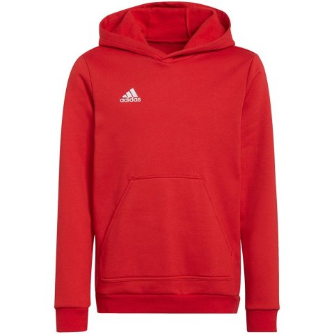 Bluza dla dzieci adidas Entrada 22 Hoody czerwona H57566 128cm Bluza dla dzieci adidas Entrada 22 Hoody czerwona H57566 128cm