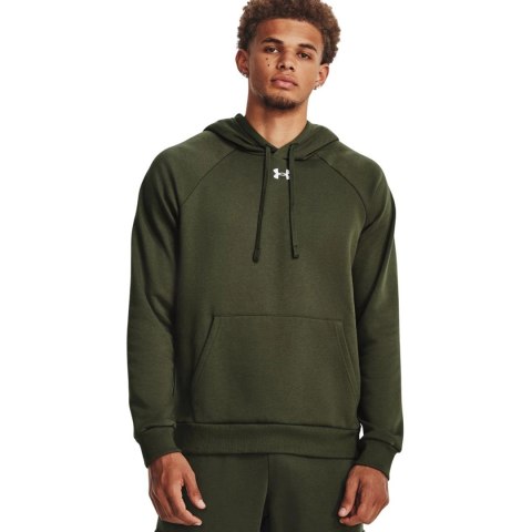 Bluza męska Under Armour Rival Fleece Hoodie oliwkowa 1379757 390 M Bluza męska Under Armour Rival Fleece Hoodie oliwkowa 1379757 390 M