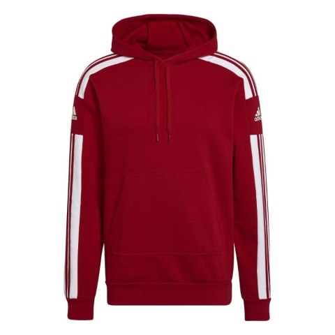 Bluza męska adidas Squadra 21 Sweat Hoody czerwona HC6282 M Bluza męska adidas Squadra 21 Sweat Hoody czerwona HC6282 M
