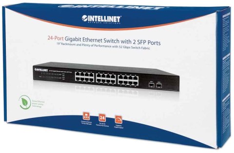 INTELLINET SWITCH 10/100/1000 GIGA 24 SFP 561044 INTELLINET SWITCH 10/100/1000 GIGA 24 SFP 561044