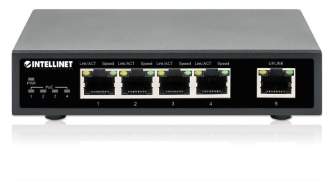 INTELLINET SWITCH GIGABIT 4X RJ45 POE+, 1X RJ45 GI INTELLINET SWITCH GIGABIT 4X RJ45 POE+, 1X RJ45 GI