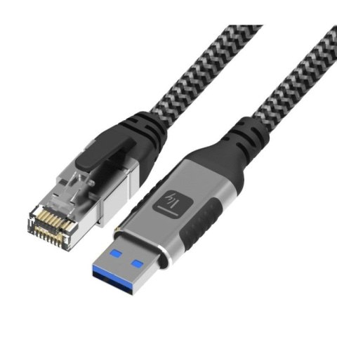 Kabel sieciowy Techly USB-A na Gigabit Ethernet RJ45 1m Kabel sieciowy Techly USB-A na Gigabit Ethernet RJ45 1m