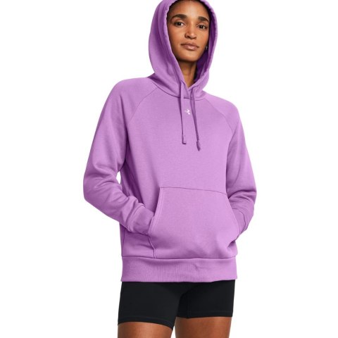 Bluza damska Under Armour Rival Fleece Hoodie fioletowa 1379500 560 M Bluza damska Under Armour Rival Fleece Hoodie fioletowa 1379500 560 M