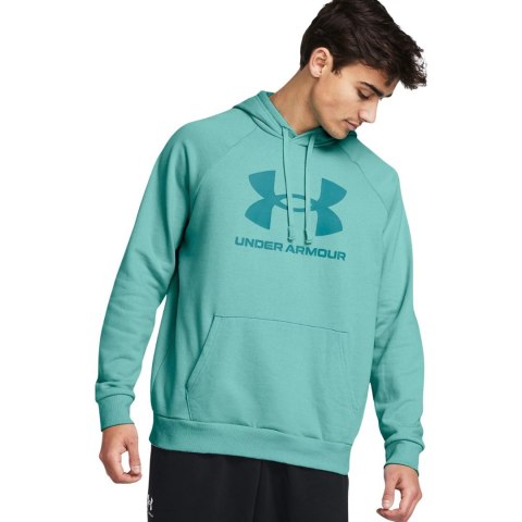 Bluza męska Under Armour Rival Fleece Logo HD morska 1379758 482 L Bluza męska Under Armour Rival Fleece Logo HD morska 1379758 482 L