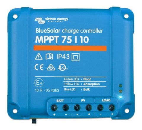 Regulator ładowania Victron Energy BlueSolar MPPT 75/10 (SCC010010050R) Regulator ładowania Victron Energy BlueSolar MPPT 75/10 (SCC010010050R)