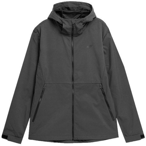 Kurtka męska softshell 4F M043 ciemny szary 4FSS23TSOFM043 23S Kurtka męska softshell 4F M043 ciemny szary 4FSS23TSOFM043 23S