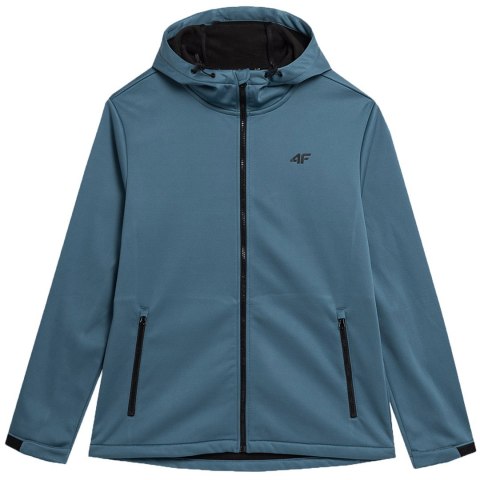 Kurtka softshell męska 4F M156 denim 4FAW23TSOFM156 32S Kurtka softshell męska 4F M156 denim 4FAW23TSOFM156 32S