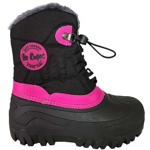 Buty dla dzieci Lee Cooper czarno-różowe LCJ-21-44-0523K 28 Buty dla dzieci Lee Cooper czarno-różowe LCJ-21-44-0523K 28