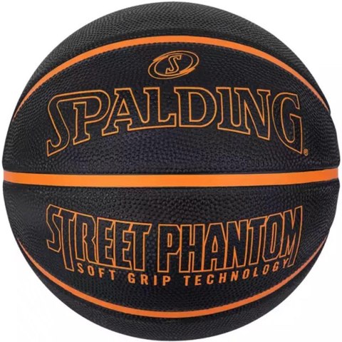 Piłka do koszykówki Spalding Phantom czarno-pomarańczowa 84383Z 7 Piłka do koszykówki Spalding Phantom czarno-pomarańczowa 84383Z 7