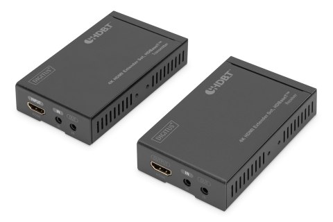 Extender HDMI do 70m po Cat.5e UHDHDBaseT 4K 30Hz 3D HDCP 2.2 z IR, audio (zestaw) Extender HDMI do 70m po Cat.5e UHDHDBaseT 4K 30Hz 3D HDCP 2.2 z IR, audio (zestaw)