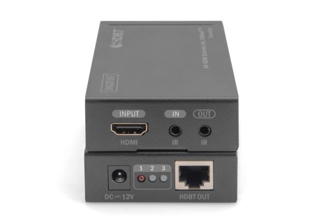 Extender HDMI do 70m po Cat.5e UHDHDBaseT 4K 30Hz 3D HDCP 2.2 z IR, audio (zestaw) Extender HDMI do 70m po Cat.5e UHDHDBaseT 4K 30Hz 3D HDCP 2.2 z IR, audio (zestaw)