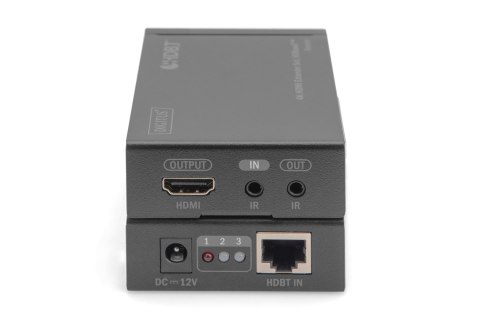 Extender HDMI do 70m po Cat.5e UHDHDBaseT 4K 30Hz 3D HDCP 2.2 z IR, audio (zestaw) Extender HDMI do 70m po Cat.5e UHDHDBaseT 4K 30Hz 3D HDCP 2.2 z IR, audio (zestaw)