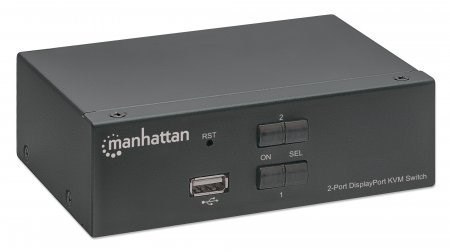 MANHATTAN PRZEŁĄCZNIK KVM DISPLAYPORT/USB 2X1 4K*6 MANHATTAN PRZEŁĄCZNIK KVM DISPLAYPORT/USB 2X1 4K*6