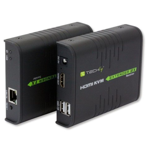 TECHLY KVM EXTENDER HDMI+USB PO SKRĘTCE DO 120M IDATA HDMI-KVM2 TECHLY KVM EXTENDER HDMI+USB PO SKRĘTCE DO 120M IDATA HDMI-KVM2