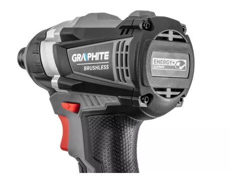 Zakrętarka udarowa akumulatorowa bezszczotkowa Graphite Energy+ 18V Li-Ion bez akumulatora Zakrętarka udarowa akumulatorowa bezszczotkowa Graphite Energy+ 18V Li-Ion bez akumulatora