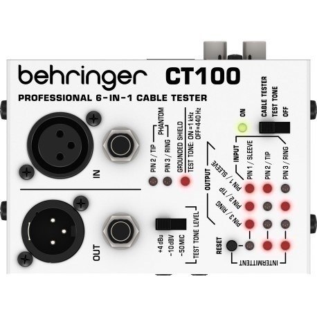 Behringer CT100 Tester kablowy Behringer CT100 Tester kablowy