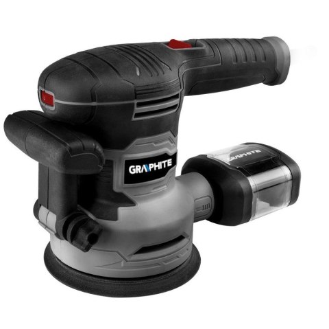 Szlifierka mimośrodowa 450W Graphite tarcza 125/150mm z walizką Szlifierka mimośrodowa 450W Graphite tarcza 125/150mm z walizką