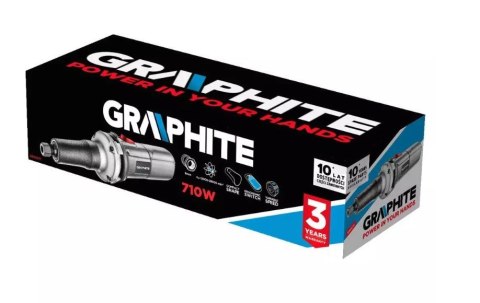 Szlifierka prosta 710W Graphite tarcza 25mm Szlifierka prosta 710W Graphite tarcza 25mm