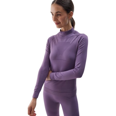 Bielizna termiczna bezszwowa damska 4F F156 fiolet 4FWAW24USEAF156 50S XS/S Bielizna termiczna bezszwowa damska 4F F156 fiolet 4FWAW24USEAF156 50S XS/S
