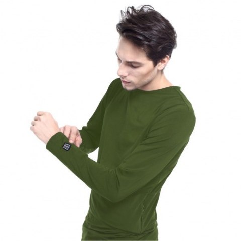 Bluza z ogrzewaniem Glovii GJ1CXL (XL; kolor zielony) Bluza z ogrzewaniem Glovii GJ1CXL (XL; kolor zielony)