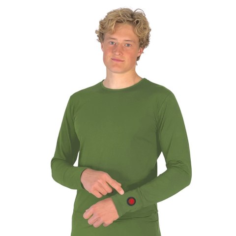 Bluza z ogrzewaniem Glovii GJ1CXL (XL; kolor zielony) Bluza z ogrzewaniem Glovii GJ1CXL (XL; kolor zielony)