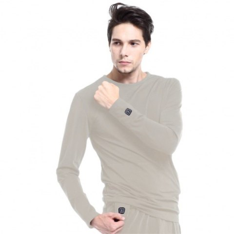 Bluza z ogrzewaniem Glovii GJ1GS (S; kolor szary) Bluza z ogrzewaniem Glovii GJ1GS (S; kolor szary)