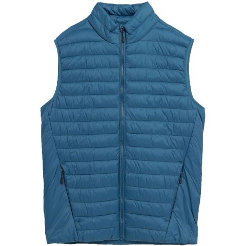 Kamizelka męska 4F M062 denim 4FAW23TVESM062 32S M Kamizelka męska 4F M062 denim 4FAW23TVESM062 32S M