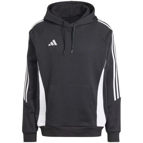 Bluza męska adidas Tiro 24 Sweat Hooded czarna IJ7673 Bluza męska adidas Tiro 24 Sweat Hooded czarna IJ7673