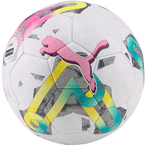 Piłka nożna Puma Orbita 2 TB FIFA Quality Pro biało-zielono-różowa 83775 01 Piłka nożna Puma Orbita 2 TB FIFA Quality Pro biało-zielono-różowa 83775 01