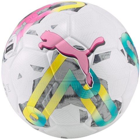 Piłka nożna Puma Orbita 3 TB FIFA Quality biało-zielono-różowa 83776 01 5 Piłka nożna Puma Orbita 3 TB FIFA Quality biało-zielono-różowa 83776 01 5